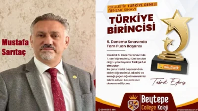 Ali Aladağ…:Malatya Olay Haber…:
Malatya eğitimin de güzel haber...Beytepe Koleji Yönetim