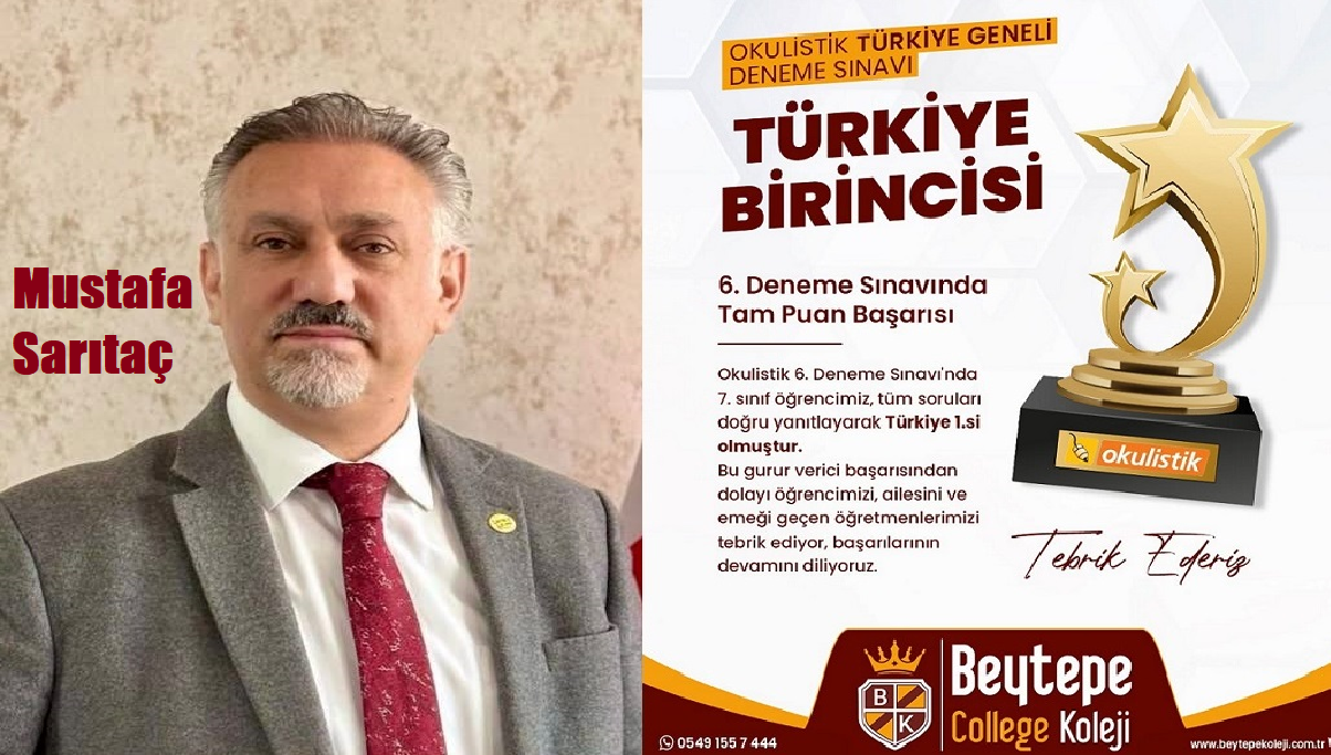 Ali Aladağ…:Malatya Olay Haber…:
Malatya eğitimin de güzel haber...Beytepe Koleji Yönetim