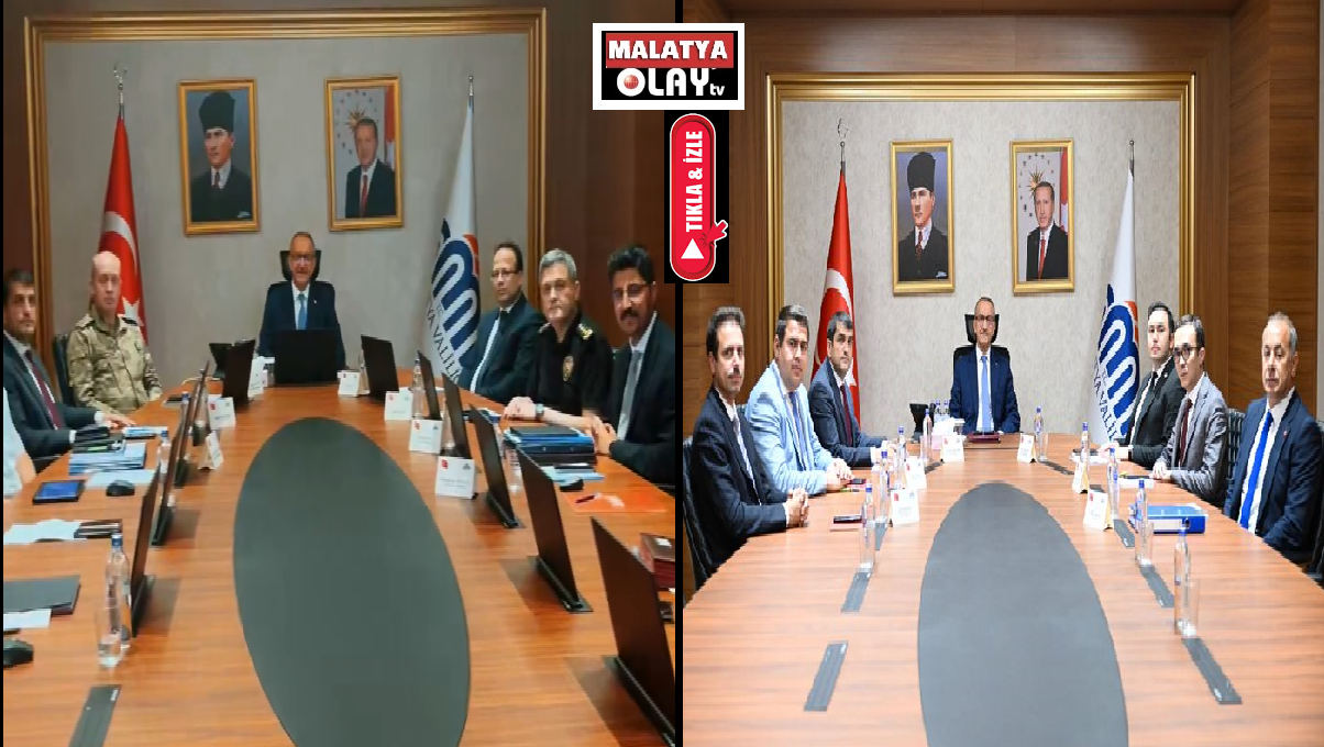 Ali Aladağ…:Malatya Olay Haber…:
Malatya Valisi Seddar Yavuz, başkanlığında bugün yürütülen
