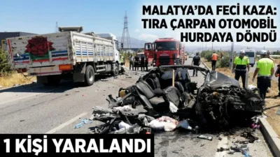 Malatya Havaalanı Yolu 2. OSB mevkiinde lüks otomobil, önünde seyreden