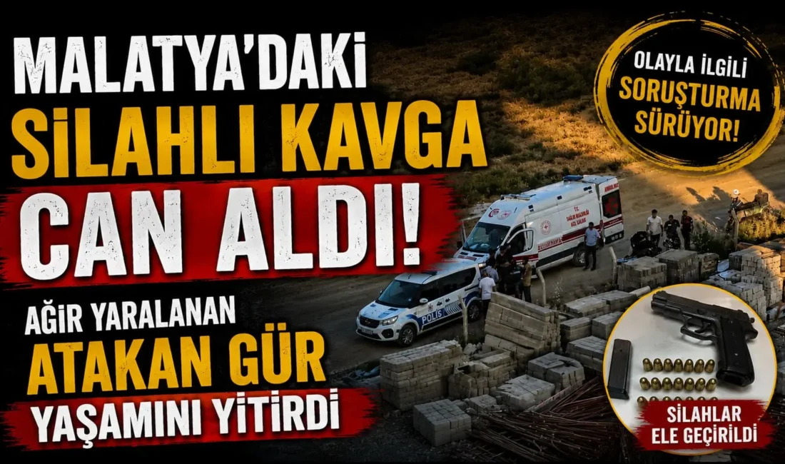 Malatya'nın Yeşilyurt ilçesi Bostanbaşı Mahallesi'nde çıkan silahlı kavgada ağır yaralanan