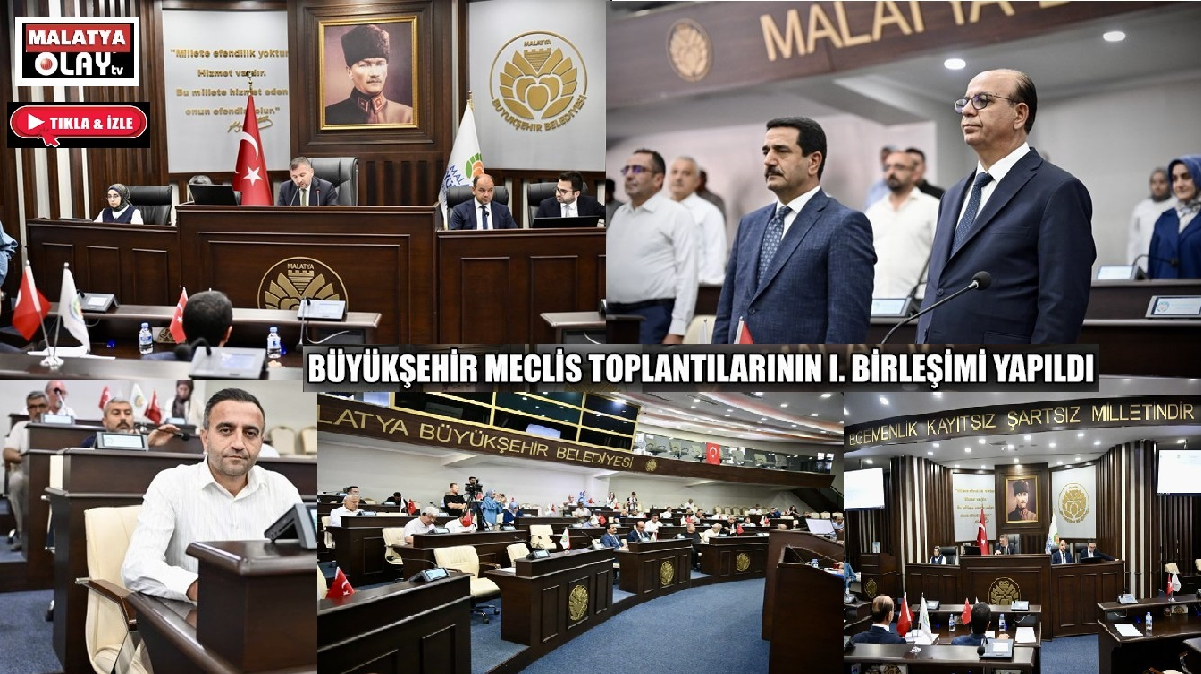 Ali Aladağ…:Malatya Olay Haber…:
Malatya Büyükşehir Belediye Meclisi, Temmuz ayı toplantısı