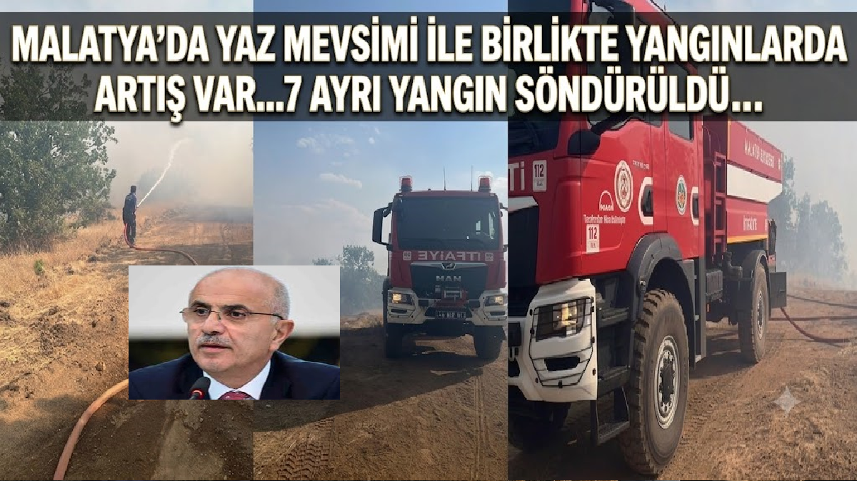 Başkan Sami Er, 7 yangın söndürüldü Uğur Hanbey Aladağ…: Malatya Olay Haber…:
Son dakika...Günün öne çıkan haberi...Malatya