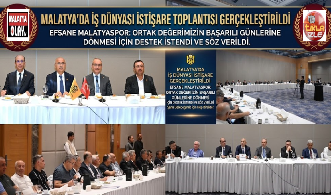 Ali Aladağ…:Malatya Olay Haber…:
Sıcak gündem...Malatya'da İş Dünyası ile İstişare Toplantısı