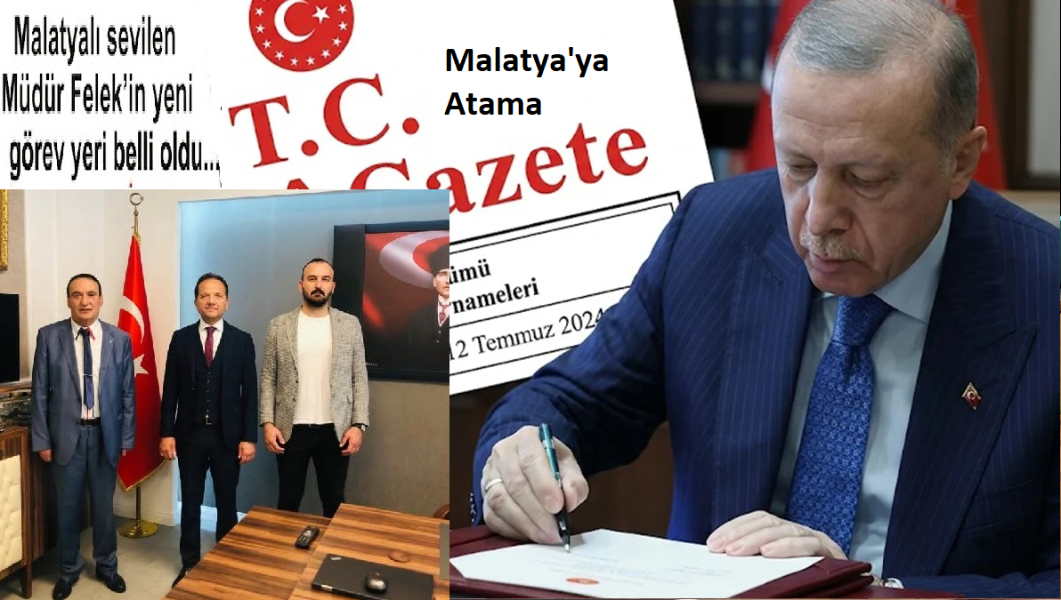 Uğur Hanbey Aladağ...:Malatya Olay haber...:
Cumhurbaşkanı Recep Tayyip Erdoğan’ın imzasıyla Resmi