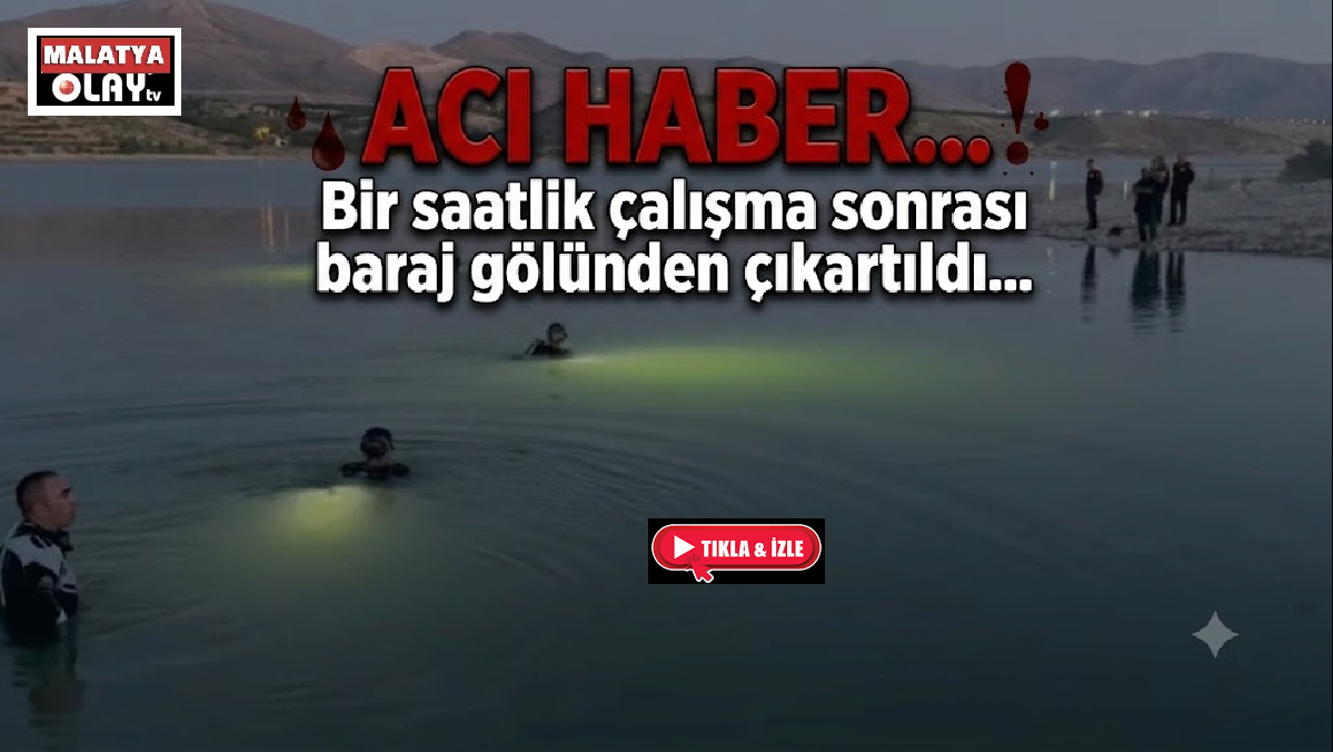 Ali Aladağ…:Malatya Olay Haber…:
Son dakika…Malatya’da yürek yakan haber…Sultansuyu Barajında 32
