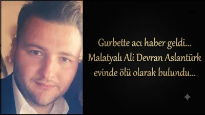 Ali Aladağ…:Malatya Olay Haber…:
Son dakika…Sıcak haber…Balıkesir’in Bandırma ilçesinde yaşayan Malatyalı