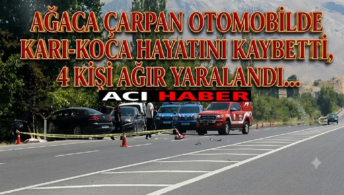 Malatya’da yürek yakan kaza, karı-koca öldü çocukları ağır yaralı Ali Aladağ…:Malatya Olay Haber…:
Son dakika...Acı haber...Malatya’nın Darende ilçesinde ağaca çarpan