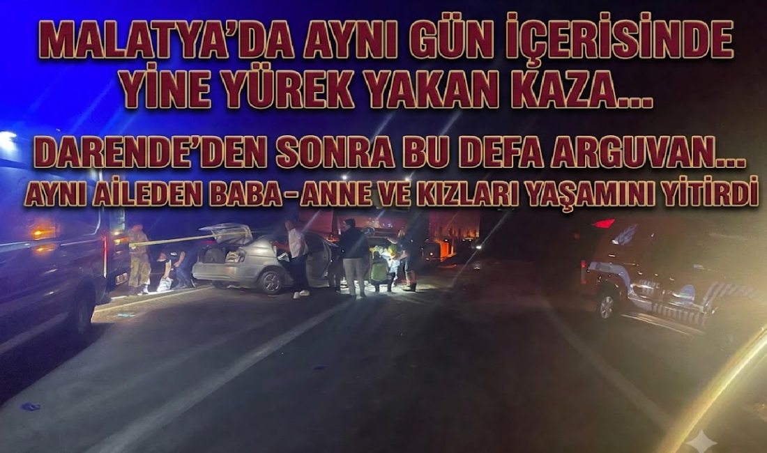 Uğur Hanbey Aladağ...:Malatya Olay Haber...:
Bir gün içerisinde yine ölümlü trafik