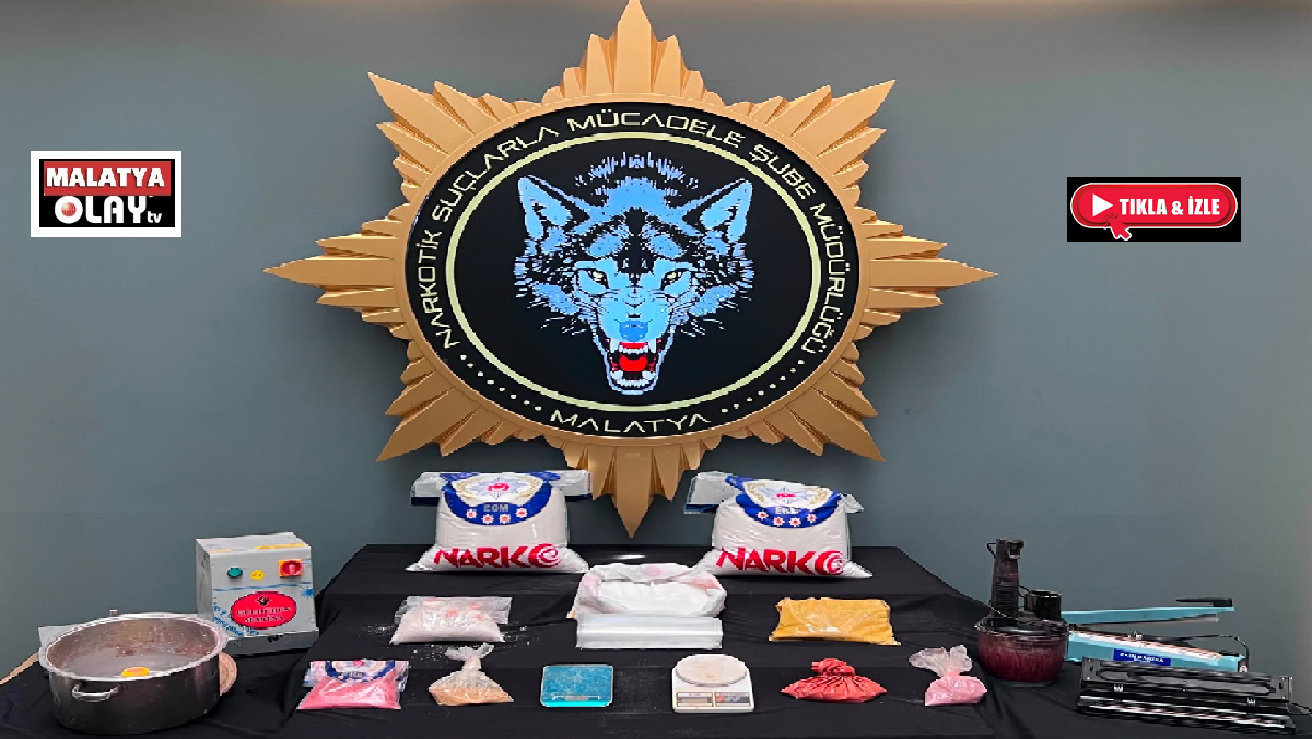Malatya polisinden uyuşturucu operasyonu 2 Malatya polisinden uyuşturucu operasyonu 1