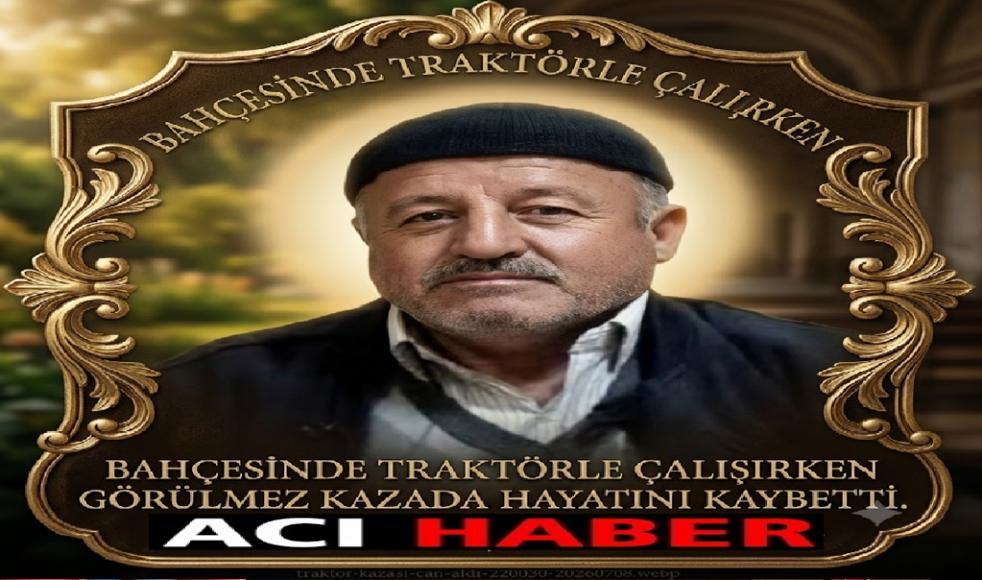 Ali Aladağ…:Malatya Olay Haber…:
Son dakika…Günün en acı haberi…Malatya’nın Darende ilçesinde