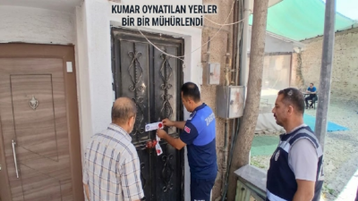 Uğur Hanbey Aladağ…:Malatya Olay Haber…:
Battalgazi Belediyesi Zabıta Müdürlüğü ekiplerince, kumar