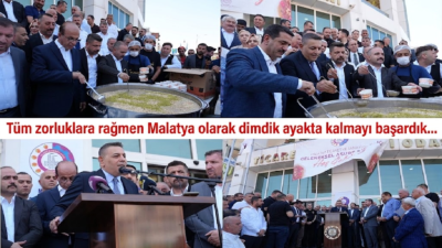Ali Aladağ…:Malatya Olay Haber…:
Malatya TSO’dan birlik beraberlik mesajı yüklü aşure