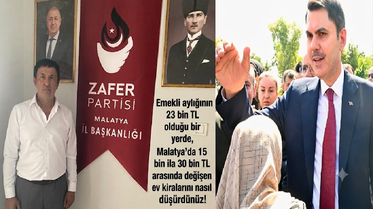 Ali Aladağ…:Malatya Olay Haber…:
Zafer Partisi Malatya İl Başkanı Selçuk Han,