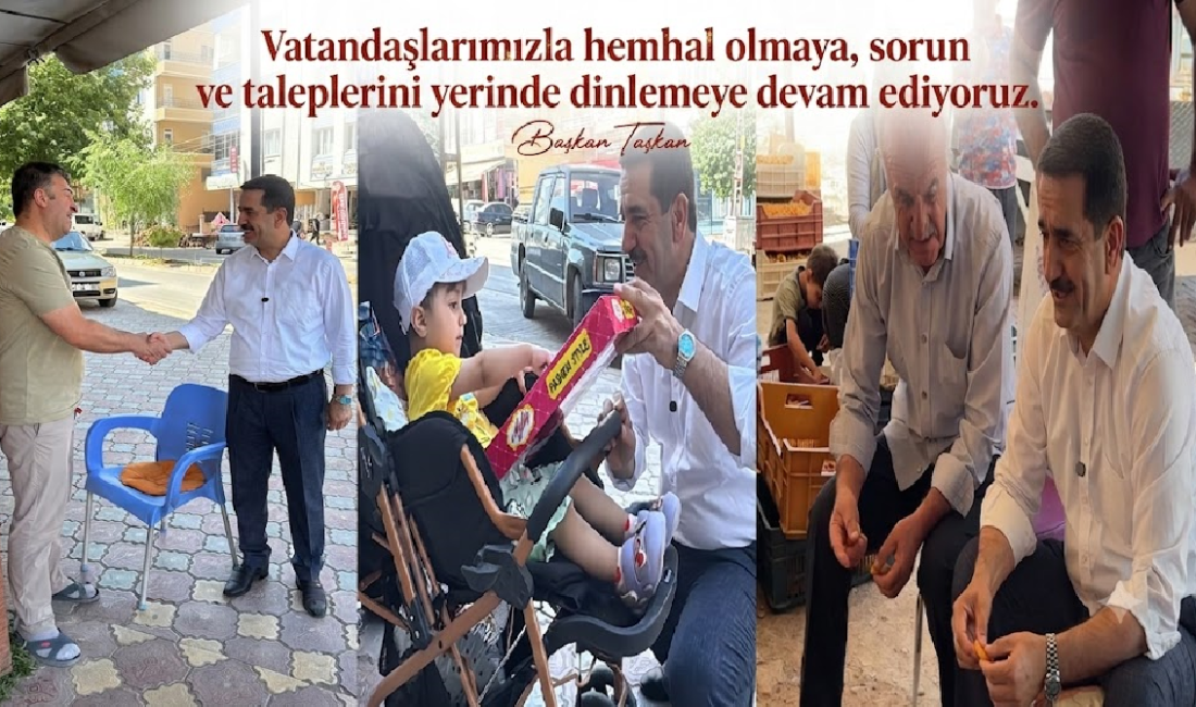 Ali Aladağ…:Malatya Olay Haber…:
Battalgazi Belediye Başkanı Bayram Taşkın, Hidayet Mahallesi’nde