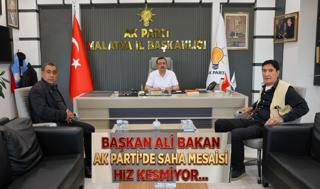Ali Aladağ…:Malatya Olay Haber…:
AK Parti İl Başkanı Ali Bakan, teşkilat