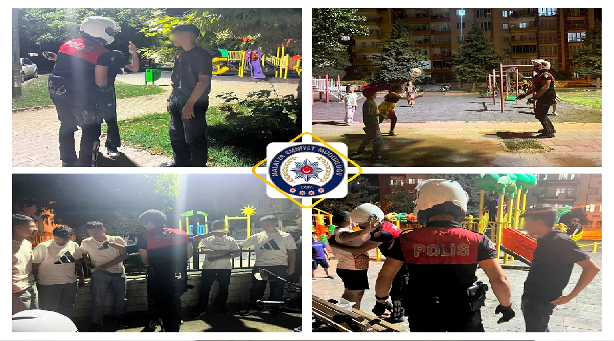 Malatya’da Motosikletli Polis Timlerince uygulama yapıldı 1