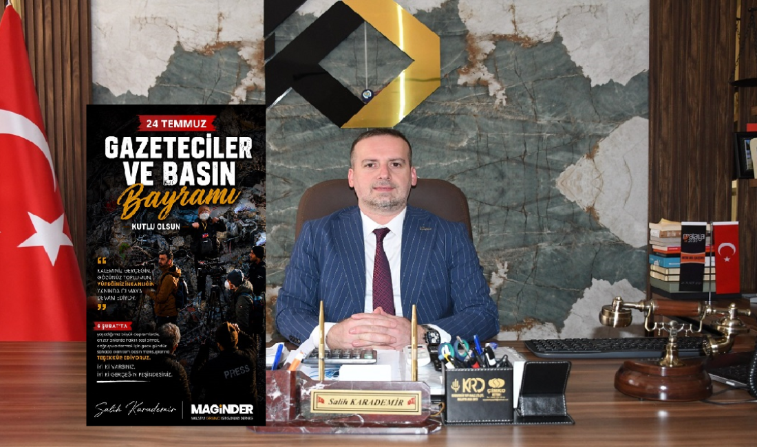 Uğur Hanbey Aladağ…:Malatya Olay Haber…:
24 Temmuz Gazeteciler ve Basın Bayramı