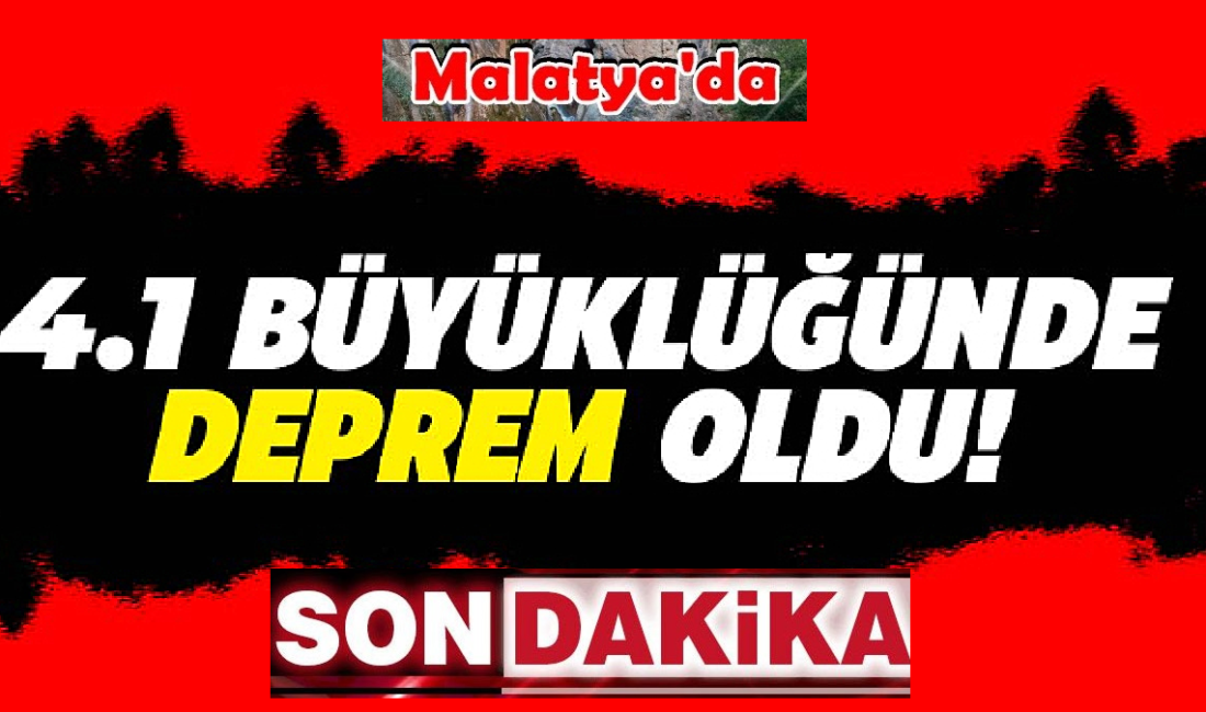 Ali Aladağ…:Malatya Olay Haber…:
Son dakika...Sıcak haber...Yine deprem...Malatya'nın Akçadağ ilçesinde 4.1
