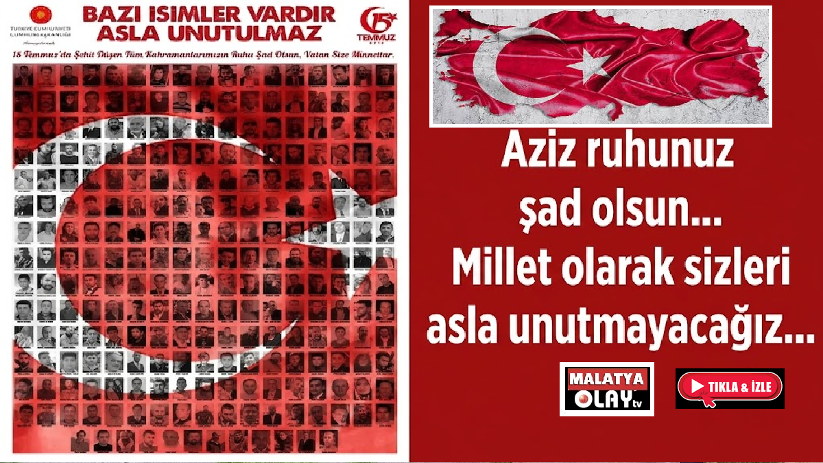 15 Temmuz'un 251 şehidini rahmetle anıyoruz...Unutmadık-unutmayacağız 4