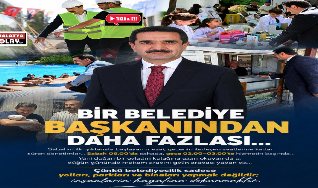 Ali Aladağ…:Malatya Olay Haber…:
Bir Belediye Başkanından Daha Fazlası Battalgazi Belediye