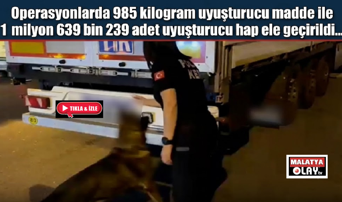 Ali Aladağ…:Malatya Olay Haber…:
Son dakika...Malatya dahil, 73 İlde Düzenlenen Narkotik