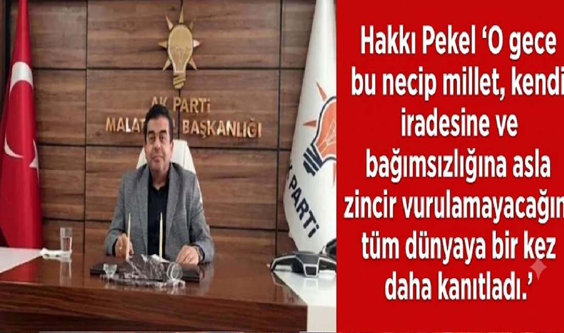 Muhammed Fırat Toper...: Malatya Olay Haber…:
15 Temmuz darbe girişimi gecesinde