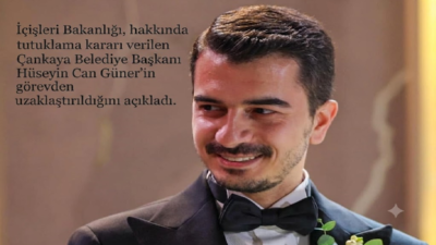 Ali Aladağ…:Malatya Olay Haber…:
Ankara Çankaya Belediye Başkanı Hüseyin Can Güner;