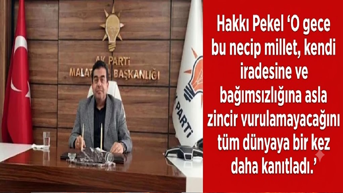 Muhammed Fırat Toper...: Malatya Olay Haber…:
15 Temmuz darbe girişimi gecesinde