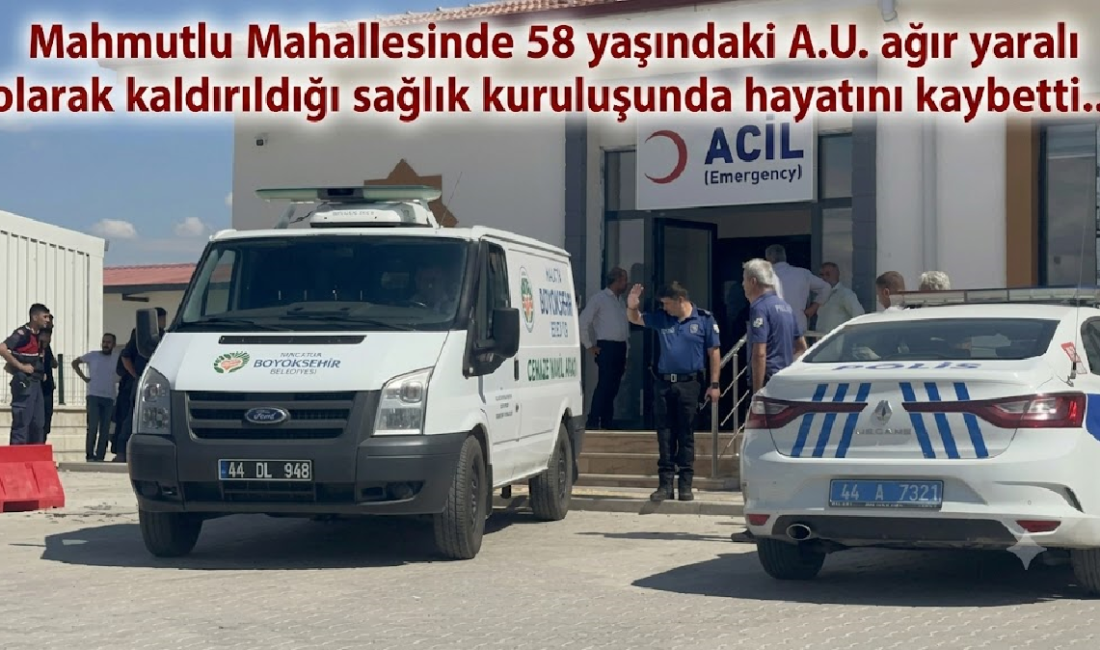 Ali Aladağ…:Malatya Olay Haber…:
Malatya'nın Yeşilyurt ilçesinde ağır yaralı olarak sağlık