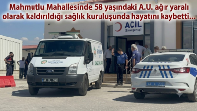 Ali Aladağ…:Malatya Olay Haber…:
Malatya'nın Yeşilyurt ilçesinde ağır yaralı olarak sağlık