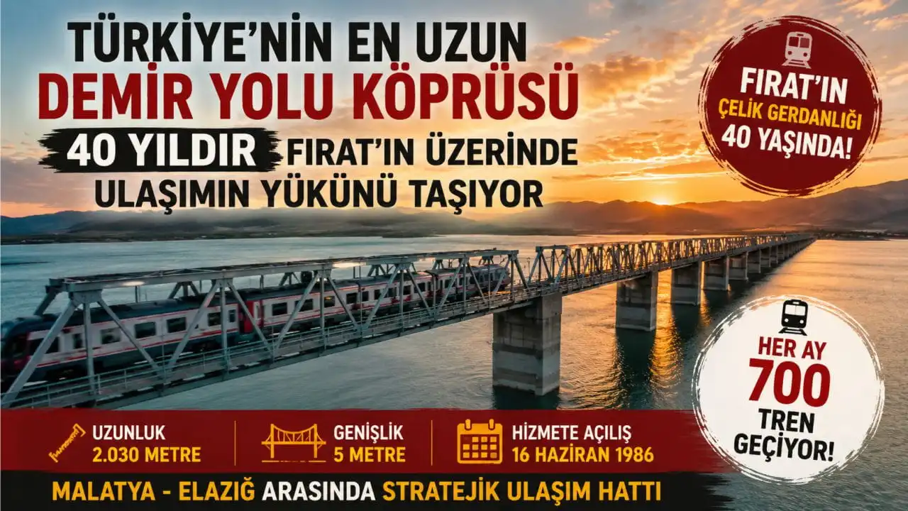 Malatya ile Elazığ arasında Karakaya Baraj Gölü üzerinde yer alan