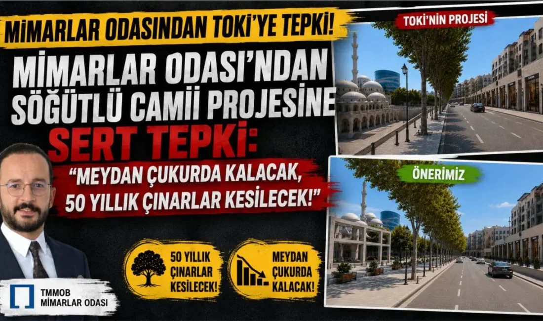 Mimarlar Odası Malatya Şubesi, Söğütlü Camii projesindeki yol kotu hatasına