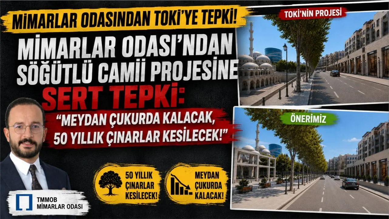 Mimarlar Odası Malatya Şubesi, Söğütlü Camii projesindeki yol kotu hatasına