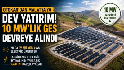 Otokar, Malatya'da kurduğu 10 MW kapasiteli Güneş Enerjisi Santrali'ni devreye