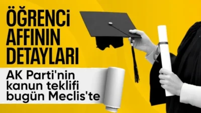 Lisans, ön lisans ve doktora öğrencilerini kapsayan yeni öğrenci affı