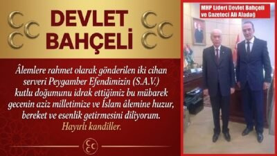 Uğur Hanbey Aladağ…:Malatya Olay Haber…:
Milliyetçi Hareket Partisi (MHP) Genel Başkanı