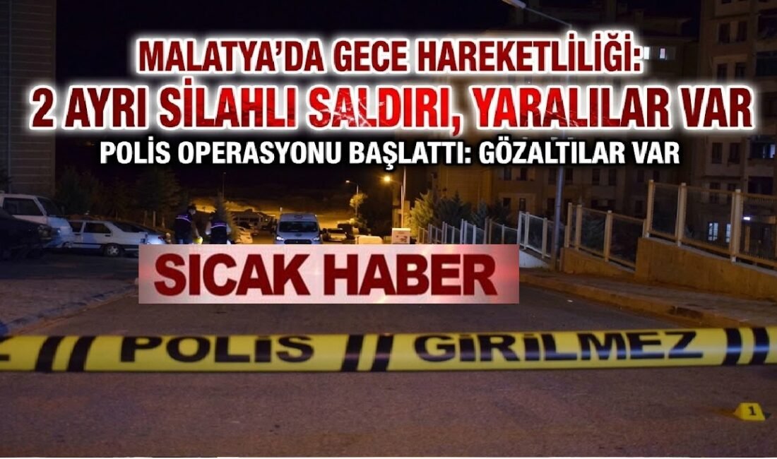 Ali Aladağ…:Malatya Olay Haber…:
Son dakika...Sıcak gece...Malatya’da hareketli gecede silahlar patladı.