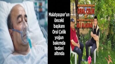 Ali Aladağ...:Malatya Olay Haber...:
Malatyaspor’un eski başkanlarından, camianın tanınan ismi Oral