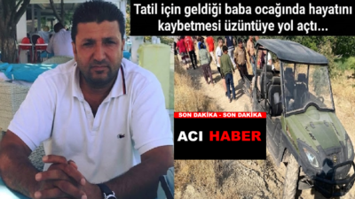 Ali Aladağ…:Malatya Olay Haber…:
Son dakika...Acı haber...Malatya’nın Hekimhan ilçesinde meydana gelen