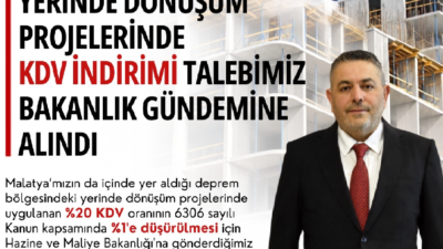 Ali Aladağ…:Malatya Olay Haber…:
Malatya Ticaret ve Sanayi Odası (MTSO) tarafından,
