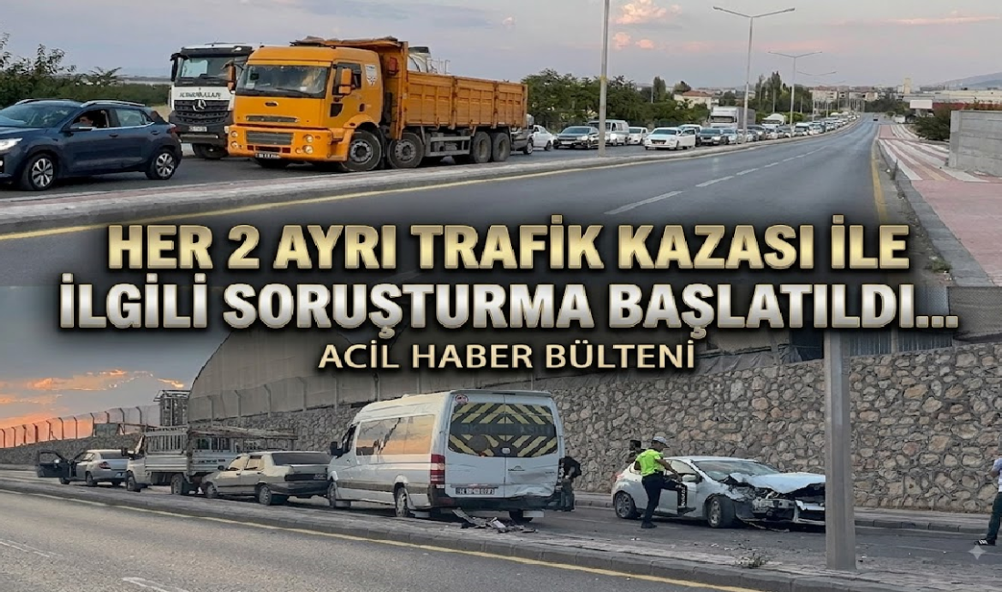 Ali Aladağ…:Malatya Olay Haber…:
Malatya’da sabah saatlerinde iki ayrı trafik kazası