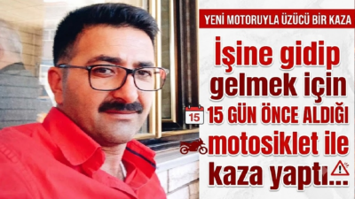 Ali Aladağ…:Malatya Olay Haber…:
Malatya’nın Arguvan ilçesinde, iş çıkışı yeni aldığı
