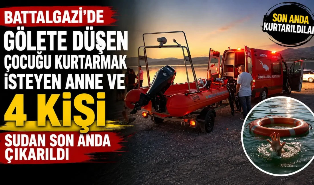 Malatya'nın Battalgazi ilçesindeki Orduzu Göleti'nde gece saatlerinde hareketli dakikalar yaşandı.