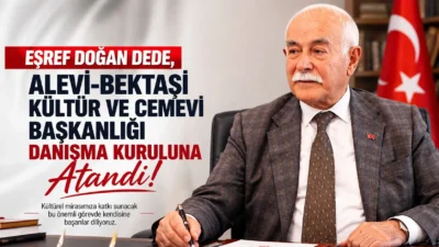 Resmî Gazete'de yayımlanan karara göre Eşref Doğan Dede, Alevi-Bektaşi Kültür