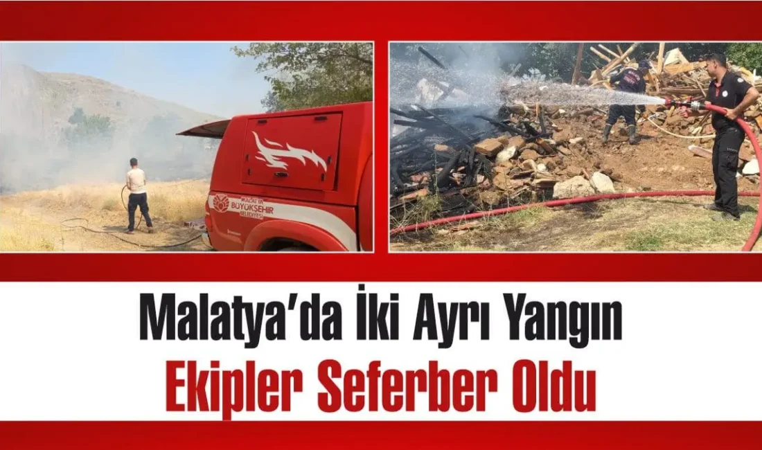 Malatya’nın Hekimhan ve Doğanşehir ilçelerinde aynı gün içerisinde iki ayrı