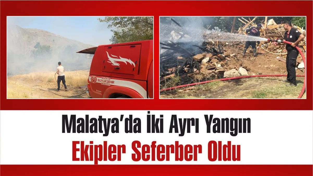 Malatya’nın Hekimhan ve Doğanşehir ilçelerinde aynı gün içerisinde iki ayrı