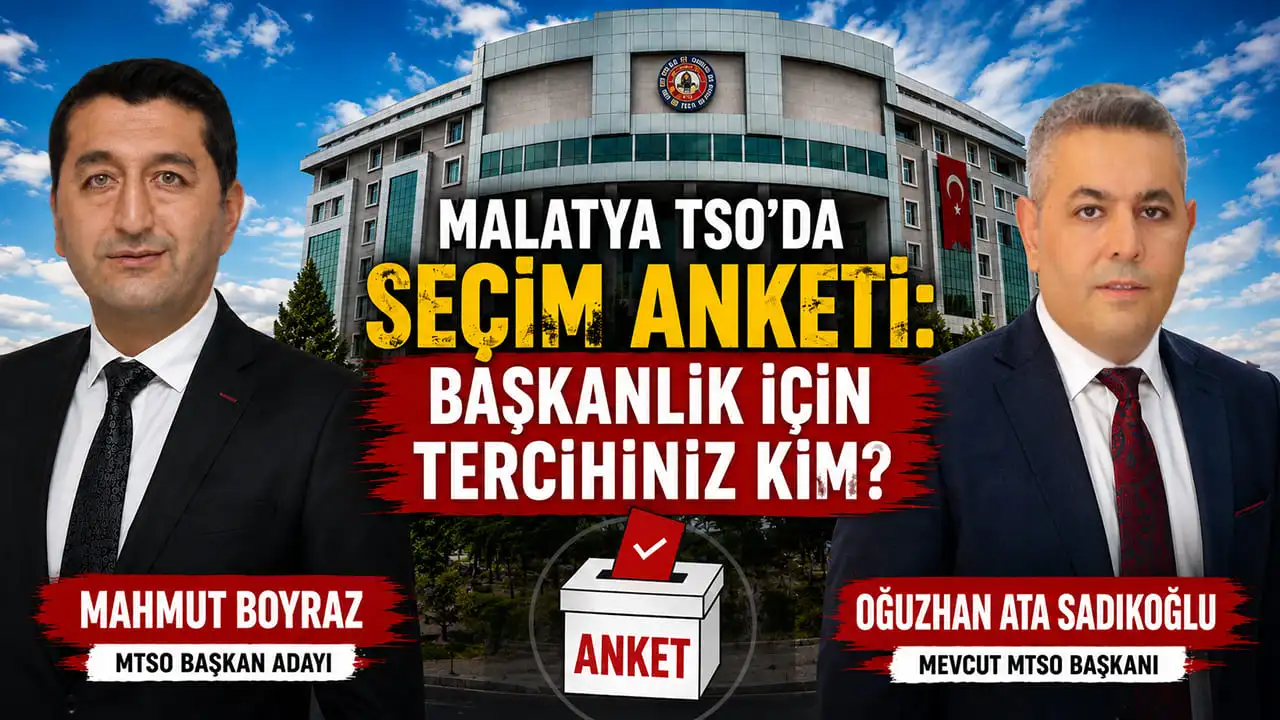 Malatya TSO seçimleri öncesinde Oğuzhan Ata Sadıkoğlu ve Mahmut Boyraz