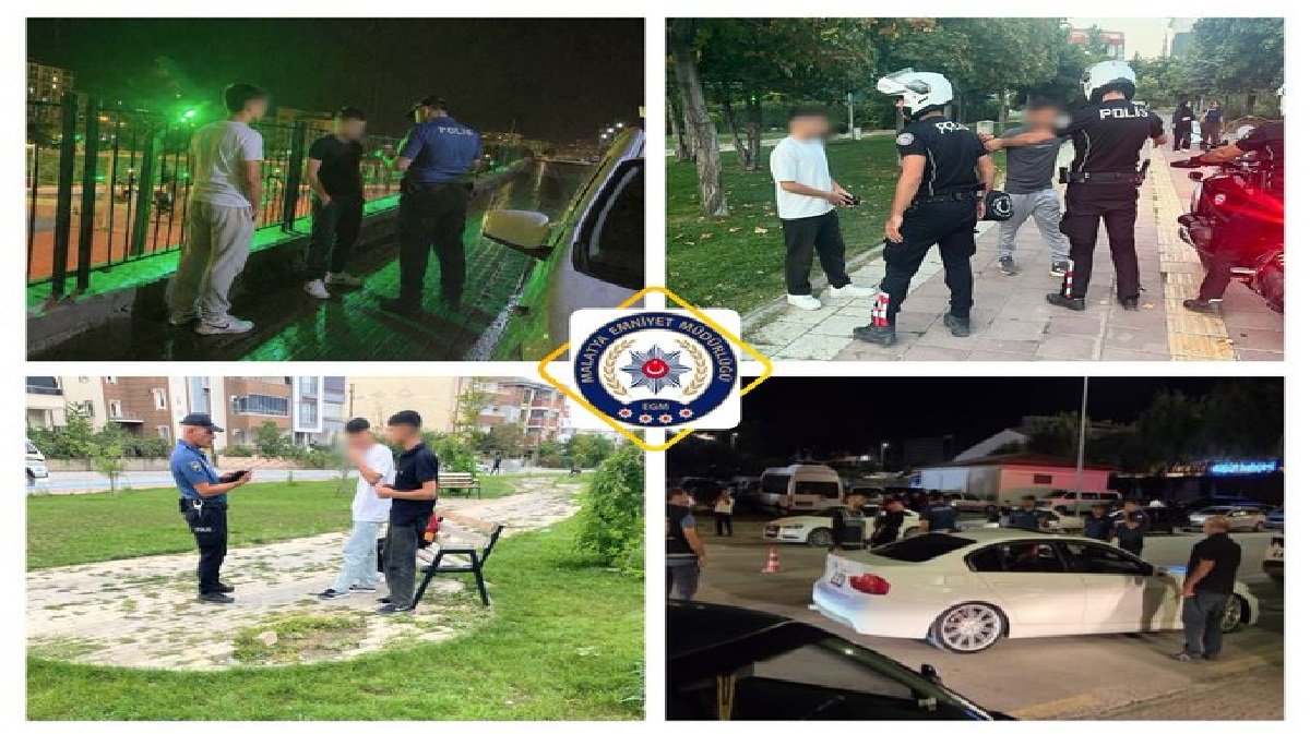 Malatya’da Huzur ve Güven Denetimleri Kesintisiz Sürüyor: 460 Şahıs ve 79 Araç Sorgulandı 1