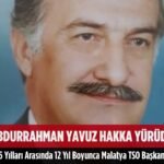 Malatya iş dünyasının acı kaybı, Abdurrahman Yavuz hayatını kaybetti 75